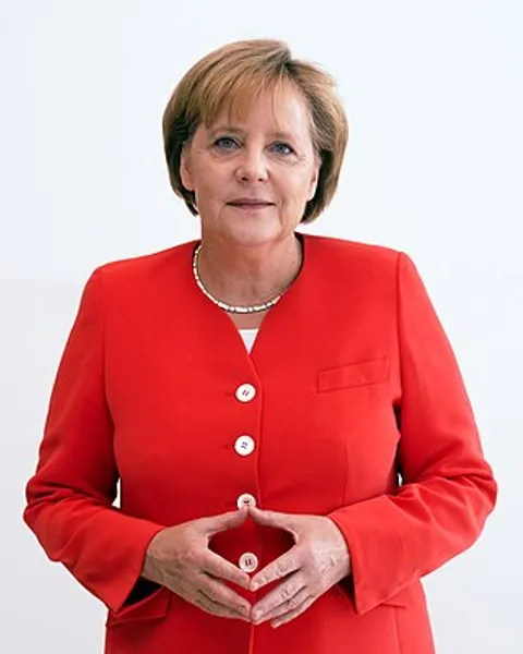 Portrait of Angela Merkel