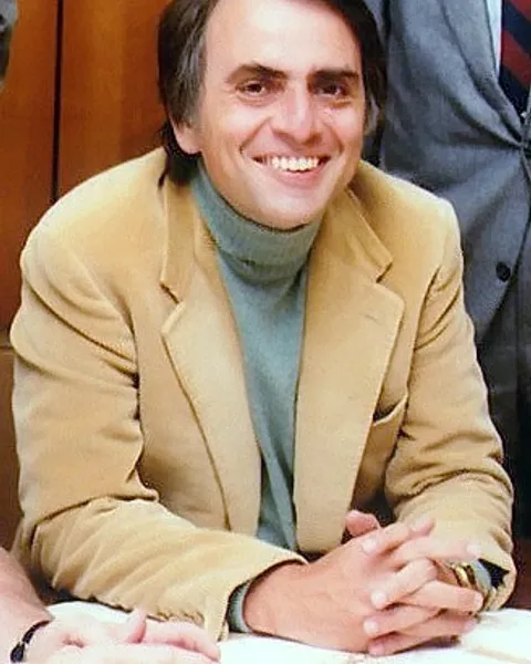 Portrait of Carl Sagan