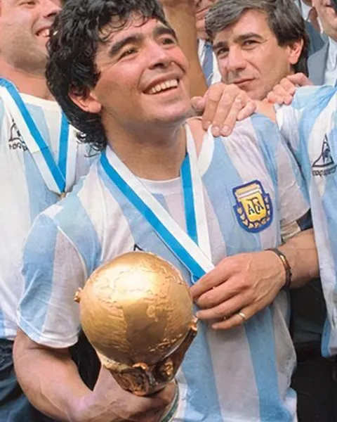 Portrait of Diego Maradona