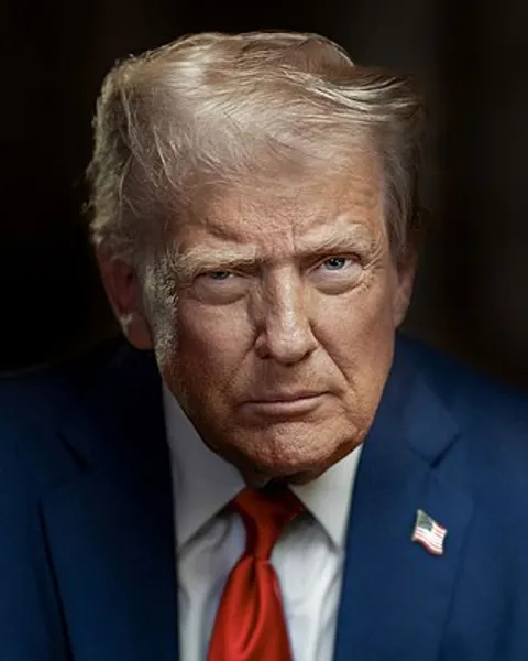 Portrait of Donald Trump