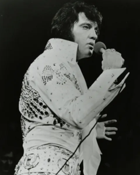Portrait of Elvis Presley