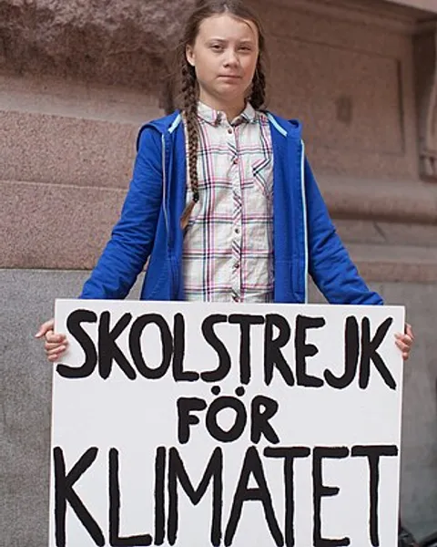 Portrait of Greta Thunberg