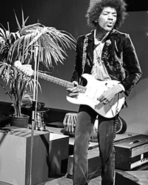 Portrait of Jimi Hendrix