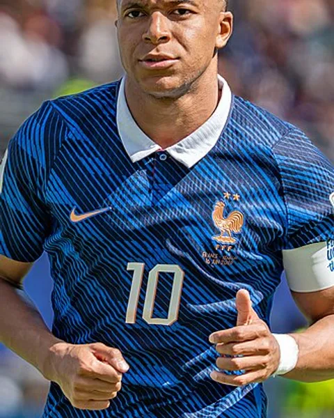 Portrait of Kylian Mbappé