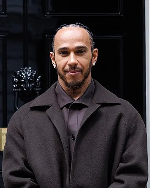 Portrait of Lewis Hamilton