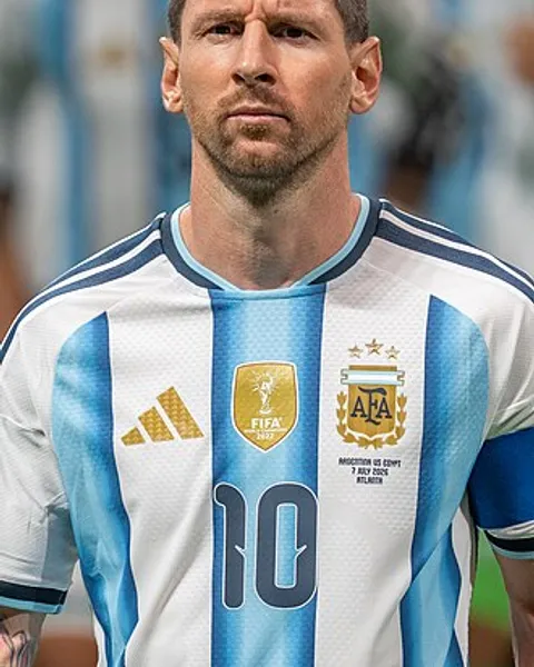 Portrait of Lionel Messi
