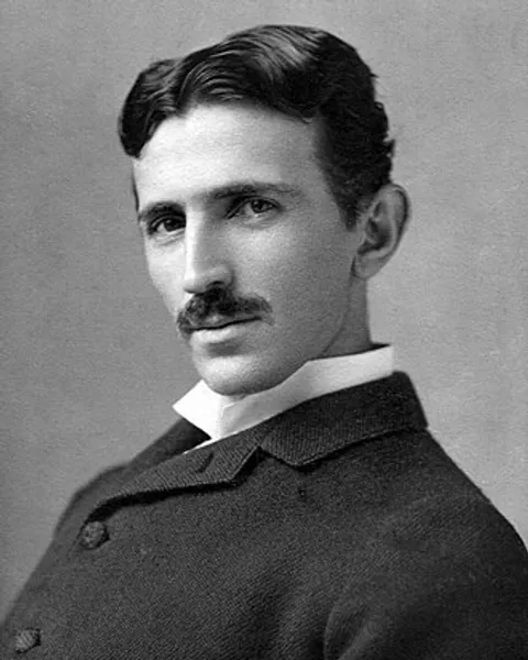 Portrait of Nikola Tesla
