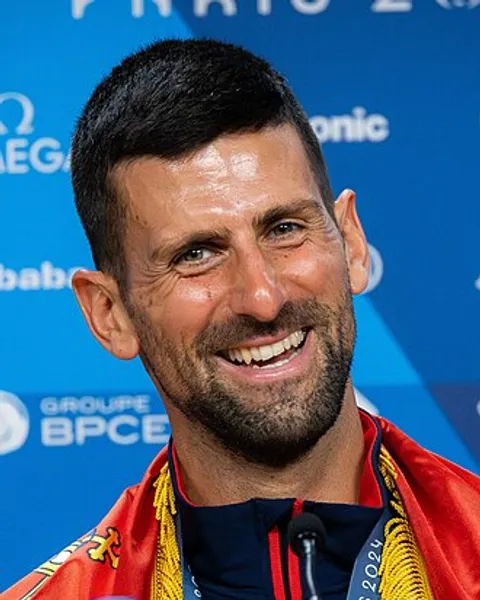 Portrait of Novak Djokovic