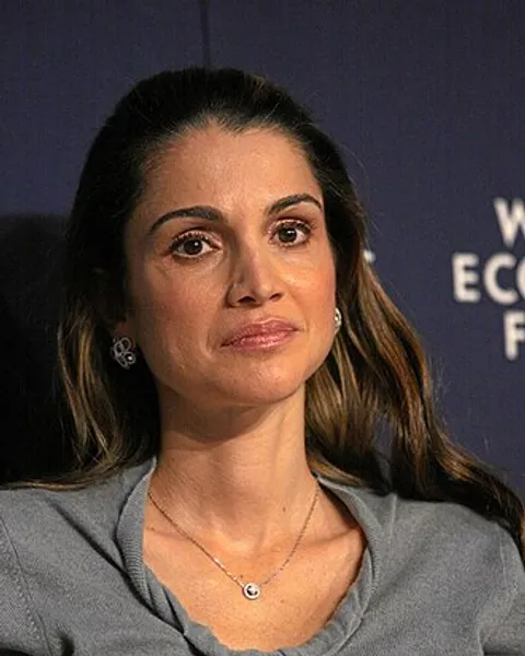 Portrait of Queen Rania of Jordan