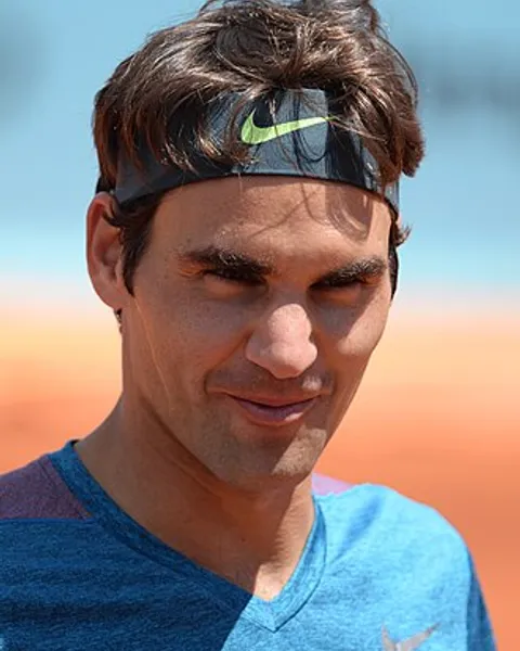 Portrait of Roger Federer