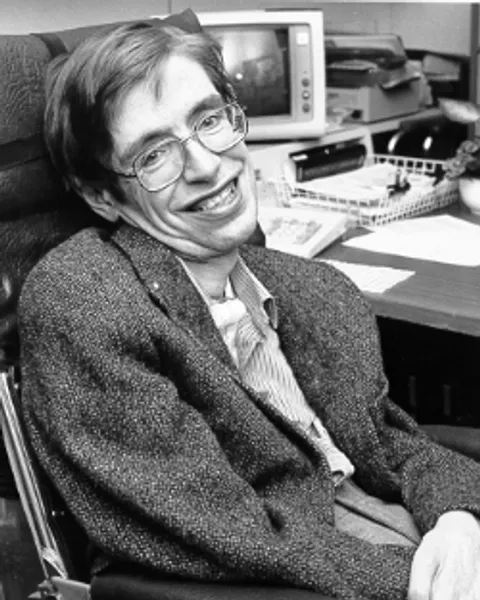 Portrait of Stephen Hawking